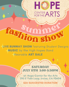 Summer Fashion Show flyer.